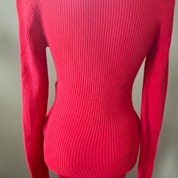 Free Press Red Ribbed Mini Dress - Picture 3 of 4